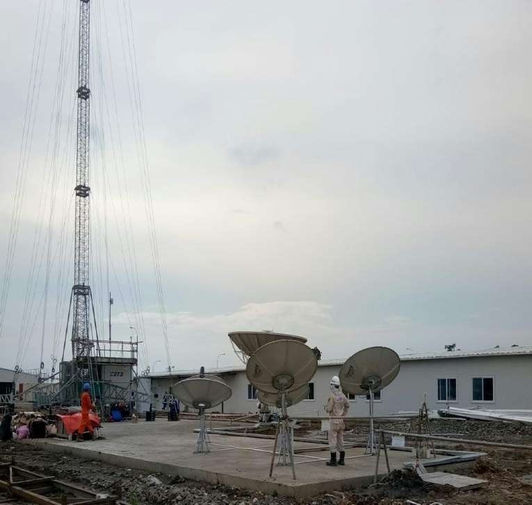 Telecommunication infrastructure project documentation for MABES TNI
